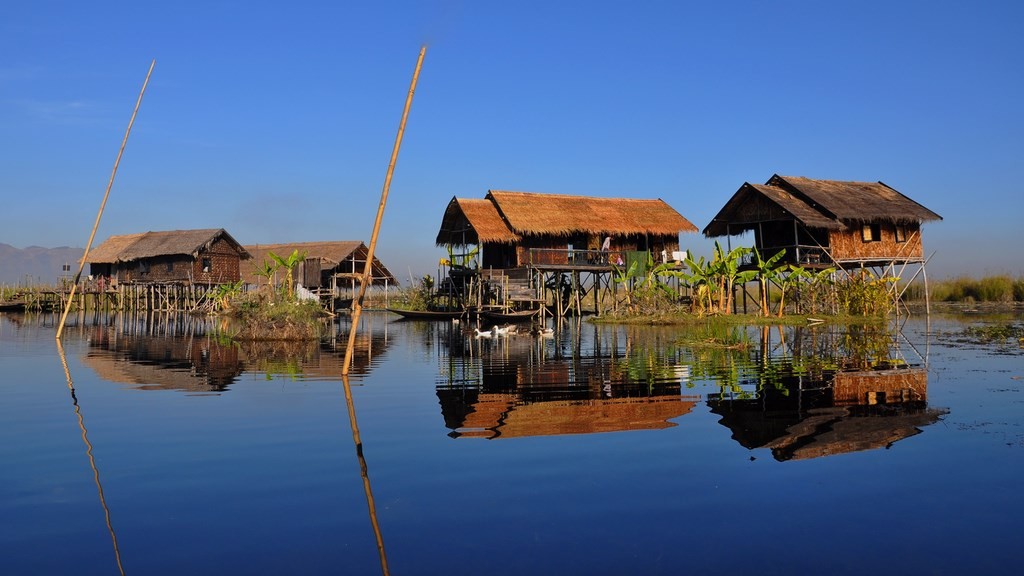 lac Inlé, inle Lake, Myanmar