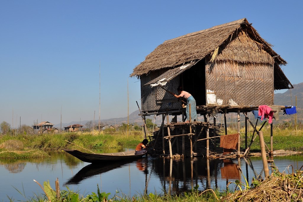 lac Inlé, inle Lake, Myanmar