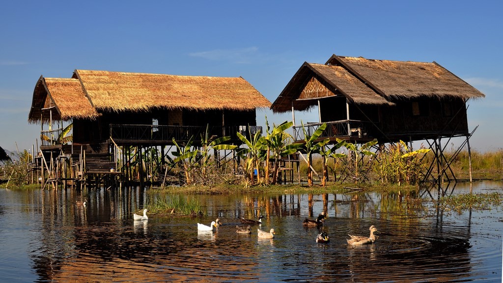 lac Inlé, inle Lake, Myanmar