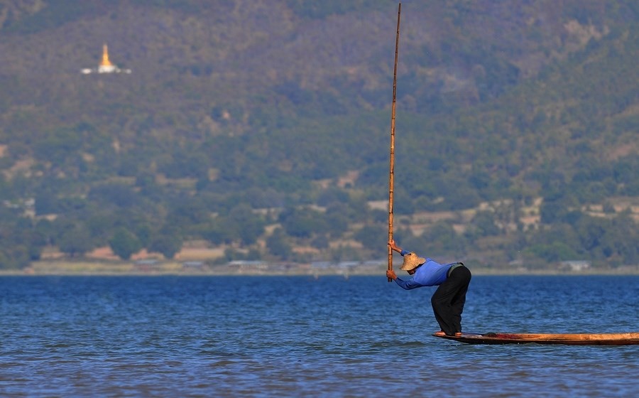 lac Inlé, inle Lake, Myanmar