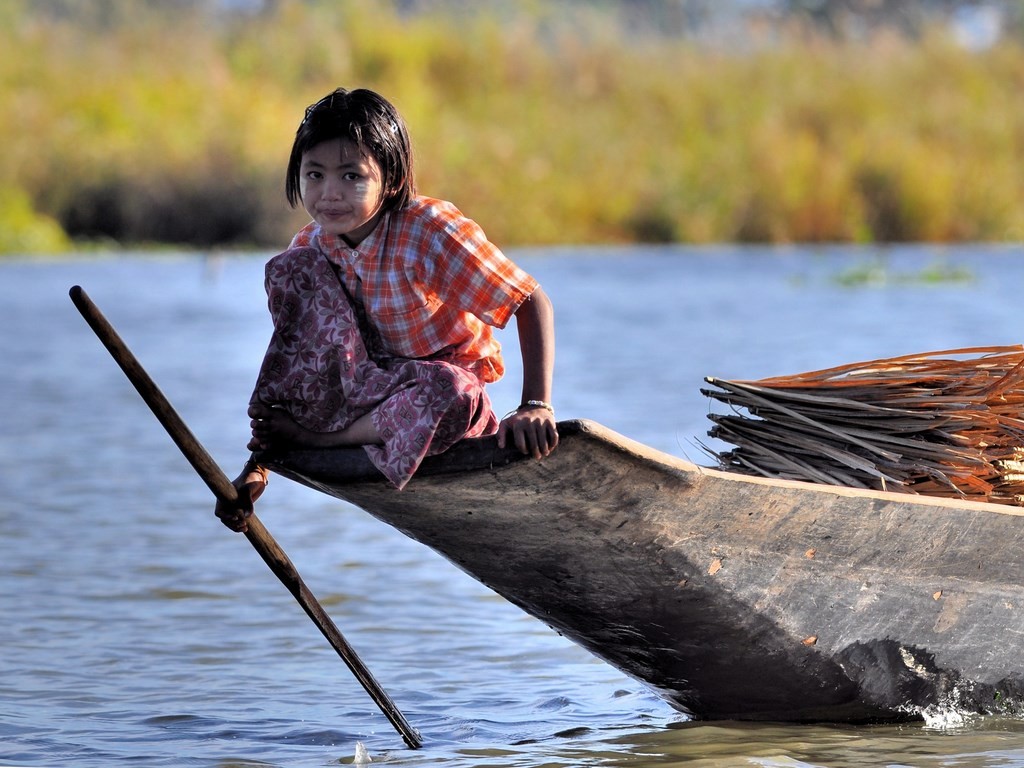 lac Inlé, inle Lake, Myanmar