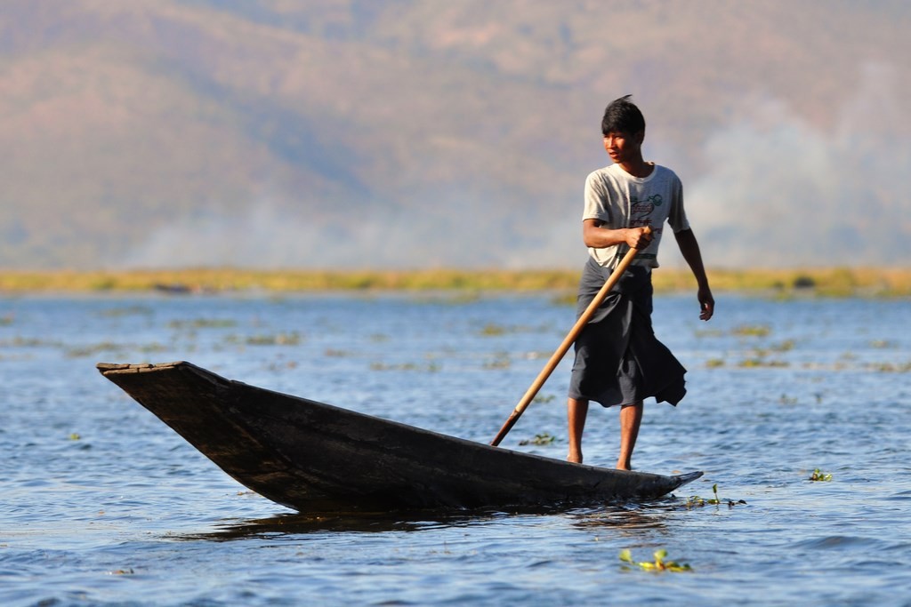 lac Inlé, inle Lake, Myanmar