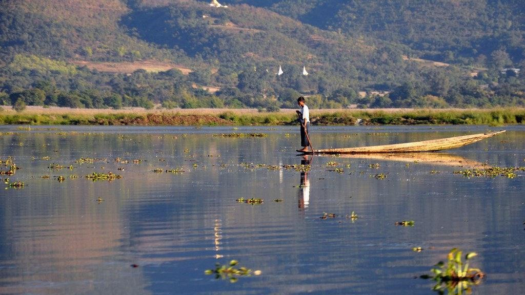 lac Inlé, inle Lake, Myanmar