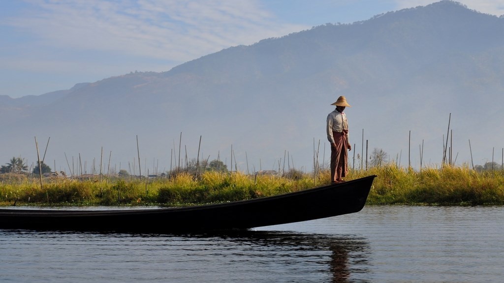 lac Inlé, inle Lake, Myanmar