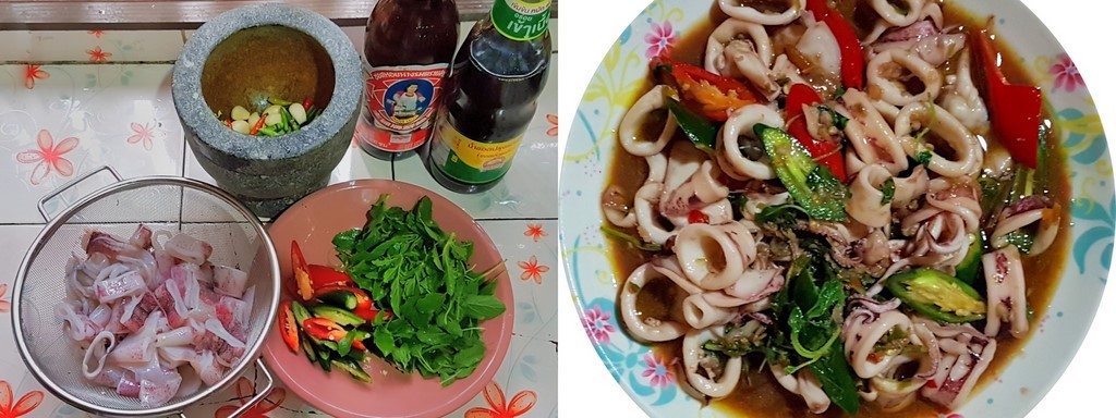 Pad Kaprao Pla Muk