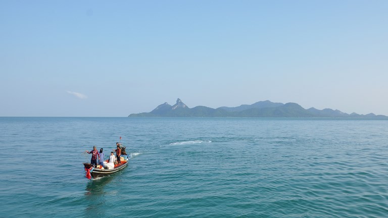 Arrivée sur Koh Phaluai