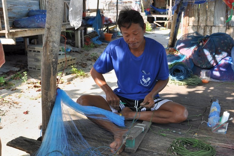 Village de pecheurs a Koh Phaluai
