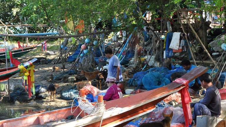 Village de pecheurs a Koh Phaluai